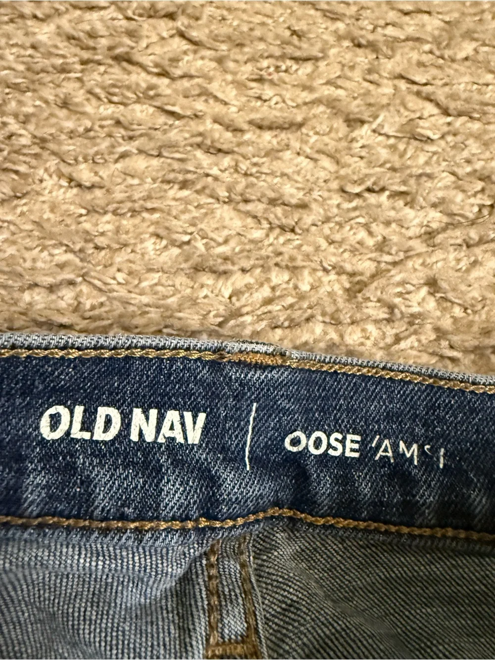 Old Navy Men's Medium Wash Loose Built-In Flex Jeans - 30x30